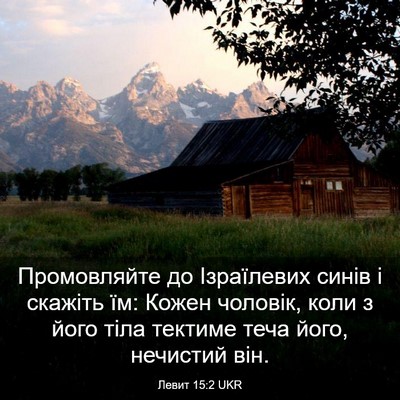 Picture 03 - Левит 15:2 UKR - Промовляйте до Ізраїлевих - Bible Verse Picture