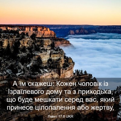 Picture 03 - Левит 17:8 UKR - А їм скажеш: Кожен чоловік - Bible Verse Picture