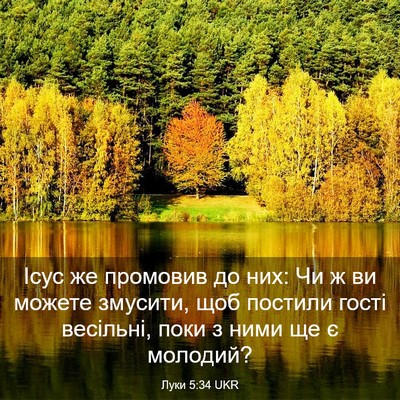 Picture 03 - Луки 5:34 UKR - Ісус же промовив до них: Чи - Bible Verse Picture
