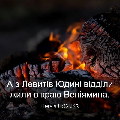 Picture 03 - Неемія 11:36 UKR - А з Левитів Юдині відділи - Bible Verse Picture