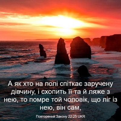 Picture 03 - Повторення Закону 22:25 UKR - А як хто на полі спіткає - Bible Verse Picture