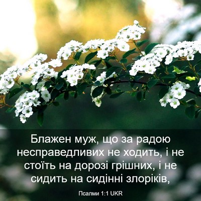 Picture 03 - Псалми 1:1 UKR - Блажен муж, що за радою - Bible Verse Picture
