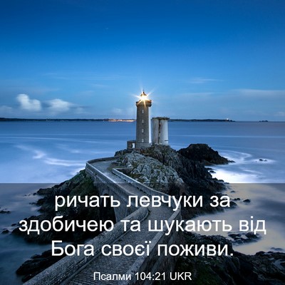Picture 03 - Псалми 104:21 UKR - ричать левчуки за здобичею - Bible Verse Picture