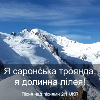 Picture 03 - Пісня над піснями 2:1 UKR - Я саронська троянда, я - Bible Verse Picture