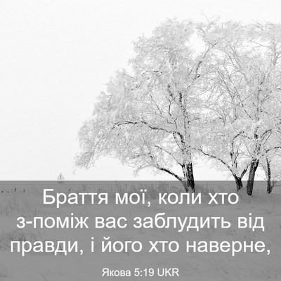 Picture 03 - Якова 5:19 UKR - Браття мої, коли хто - Bible Verse Picture