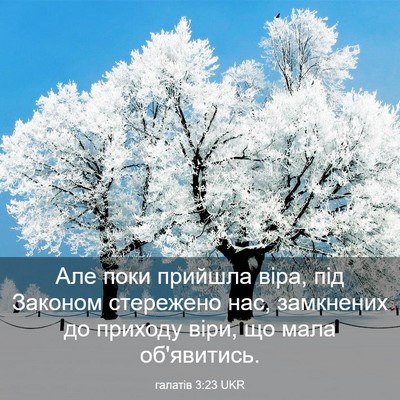 Picture 03 - галатів 3:23 UKR - Але поки прийшла віра, під - Bible Verse Picture