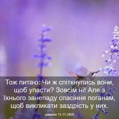 Picture 03 - римлян 11:11 UKR - Тож питаю: Чи ж спіткнулись - Bible Verse Picture