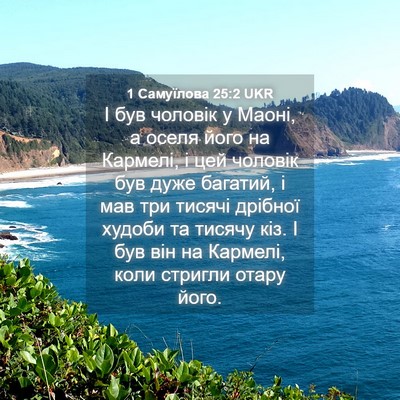 Picture 04 - 1 Самуїлова 25:2 UKR - І був чоловік у Маоні, а - Bible Verse Picture