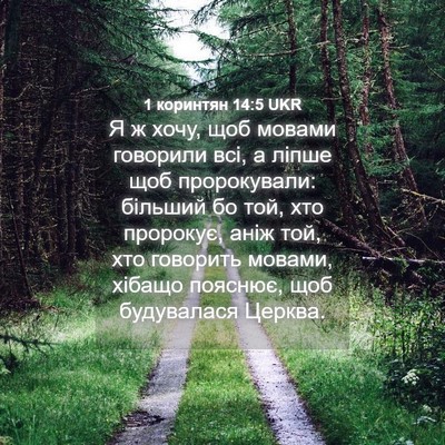 Picture 04 - 1 коринтян 14:5 UKR - Я ж хочу, щоб мовами - Bible Verse Picture