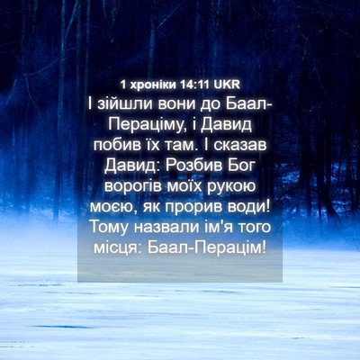 Picture 04 - 1 хроніки 14:11 UKR - І зійшли вони до - Bible Verse Picture