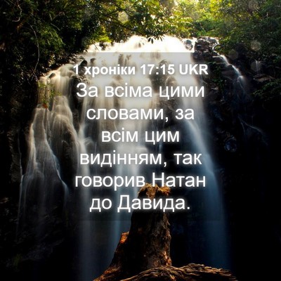 Picture 04 - 1 хроніки 17:15 UKR - За всіма цими словами, за - Bible Verse Picture