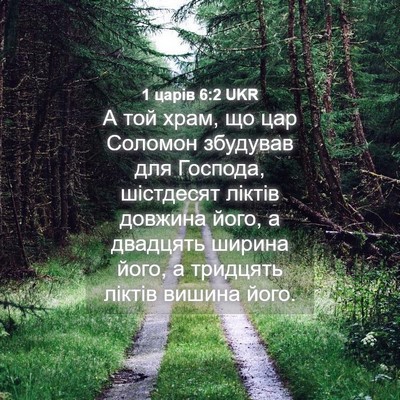 Picture 04 - 1 царів 6:2 UKR - А той храм, що цар Соломон - Bible Verse Picture