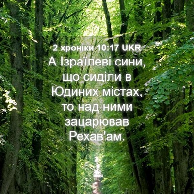 Picture 04 - 2 хроніки 10:17 UKR - А Ізраїлеві сини, що сиділи - Bible Verse Picture
