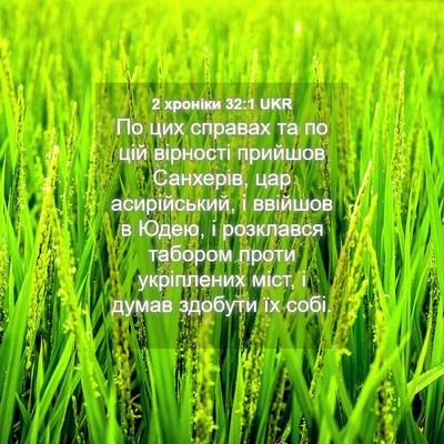 Picture 04 - 2 хроніки 32:1 UKR - По цих справах та по цій - Bible Verse Picture