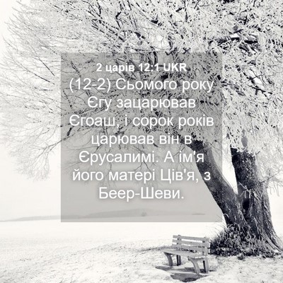 Picture 04 - 2 царів 12:1 UKR - (12-2) Сьомого року Єгу - Bible Verse Picture