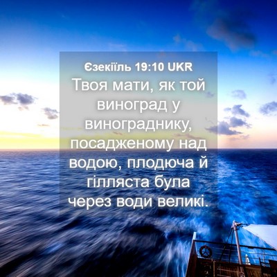 Picture 04 - Єзекіїль 19:10 UKR - Твоя мати, як той виноград - Bible Verse Picture