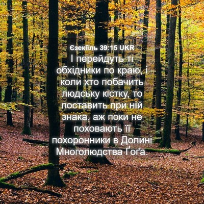 Picture 04 - Єзекіїль 39:15 UKR - І перейдуть ті обхідники - Bible Verse Picture