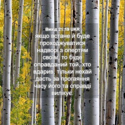Picture 04 - Вихід 21:19 UKR - якщо встане й буде - Bible Verse Picture