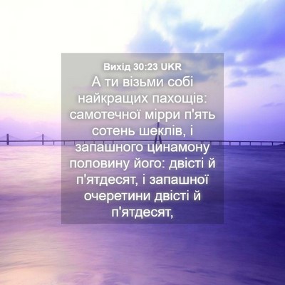 Picture 04 - Вихід 30:23 UKR - А ти візьми собі найкращих - Bible Verse Picture
