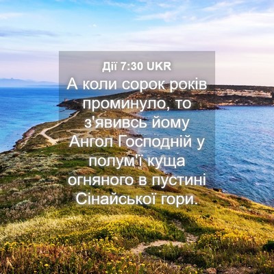 Picture 04 - Дії 7:30 UKR - А коли сорок років - Bible Verse Picture
