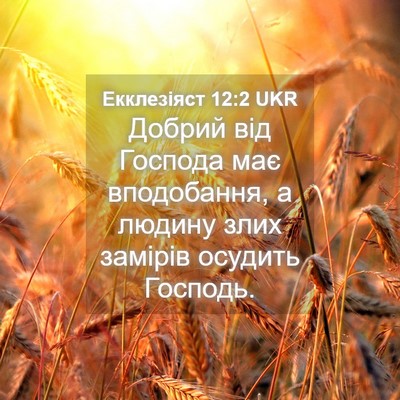 Picture 04 - Екклезіяст 12:2 UKR - Добрий від Господа має - Bible Verse Picture