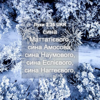 Picture 04 - Луки 3:25 UKR - сина Маттатієвого, сина - Bible Verse Picture