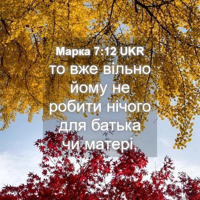 Picture 04 - Марка 7:12 UKR - то вже вільно йому не - Bible Verse Picture