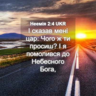 Picture 04 - Неемія 2:4 UKR - І сказав мені цар: Чого ж ти - Bible Verse Picture