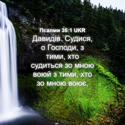 Picture 04 - Псалми 35:1 UKR - Давидів. Судися, о Господи, - Bible Verse Picture
