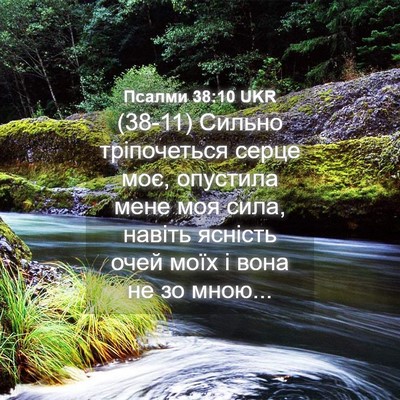 Picture 04 - Псалми 38:10 UKR - (38-11) Сильно тріпочеться - Bible Verse Picture