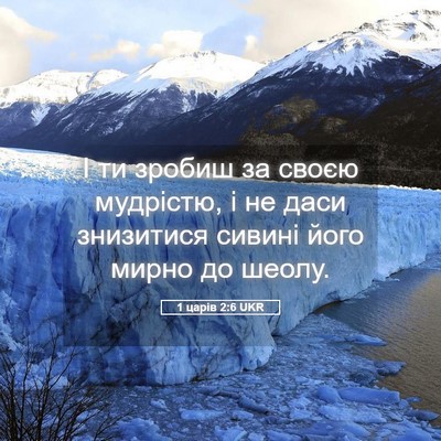 Picture 05 - 1 царів 2:6 UKR - І ти зробиш за своєю - Bible Verse Picture