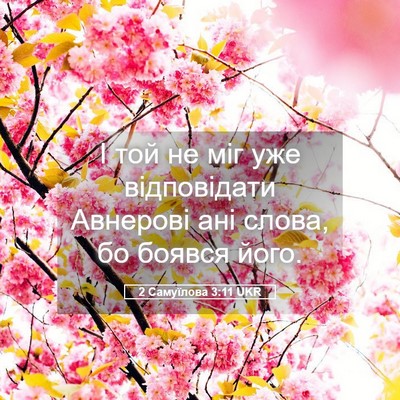 Picture 05 - 2 Самуїлова 3:11 UKR - І той не міг уже - Bible Verse Picture