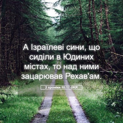 Picture 05 - 2 хроніки 10:17 UKR - А Ізраїлеві сини, що сиділи - Bible Verse Picture