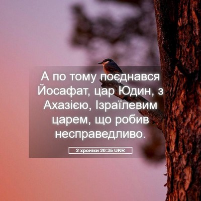 Picture 05 - 2 хроніки 20:35 UKR - А по тому поєднався - Bible Verse Picture