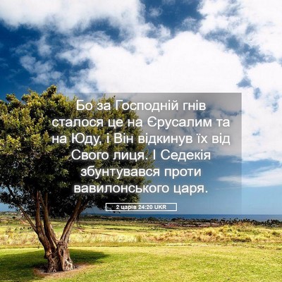 Picture 05 - 2 царів 24:20 UKR - Бо за Господній гнів - Bible Verse Picture