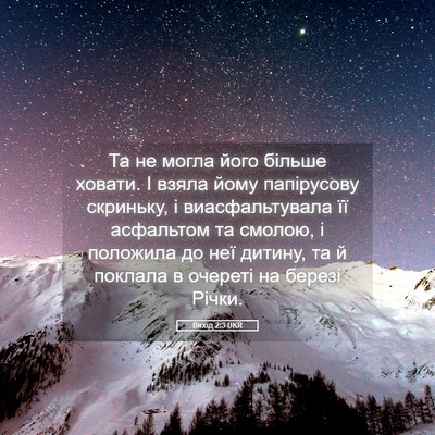 Picture 05 - Вихід 2:3 UKR - Та не могла його більше - Bible Verse Picture