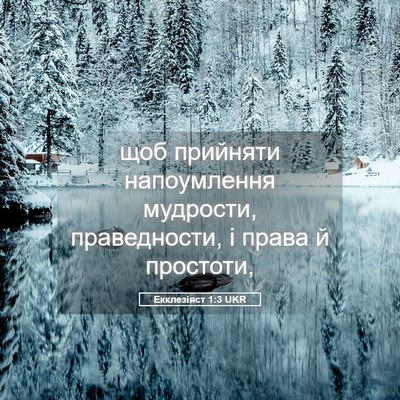 Picture 05 - Екклезіяст 1:3 UKR - щоб прийняти напоумлення - Bible Verse Picture