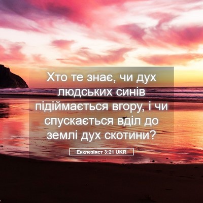 Picture 05 - Екклезіяст 3:21 UKR - Хто те знає, чи дух - Bible Verse Picture