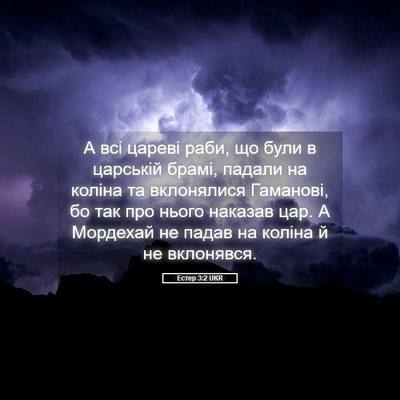 Picture 05 - Естер 3:2 UKR - А всі цареві раби, що були в - Bible Verse Picture