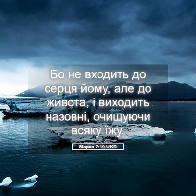 Picture 05 - Марка 7:19 UKR - Бо не входить до серця - Bible Verse Picture