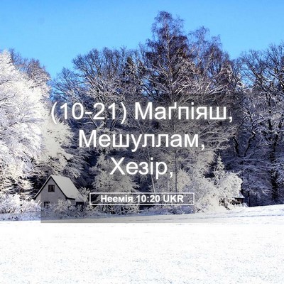 Picture 05 - Неемія 10:20 UKR - (10-21) Маґпіяш, Мешуллам, - Bible Verse Picture
