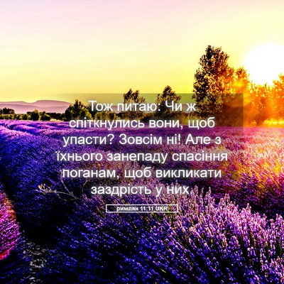 Picture 05 - римлян 11:11 UKR - Тож питаю: Чи ж спіткнулись - Bible Verse Picture