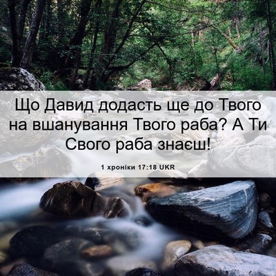 Picture 06 - 1 хроніки 17:18 UKR - Що Давид додасть ще до - Bible Verse Picture
