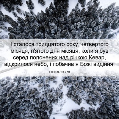 Picture 06 - Єзекіїль 1:1 UKR - І сталося тридцятого року, - Bible Verse Picture