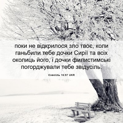 Picture 06 - Єзекіїль 16:57 UKR - поки не відкрилося зло - Bible Verse Picture