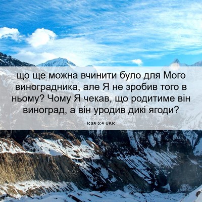 Picture 06 - Ісая 5:4 UKR - що ще можна вчинити було - Bible Verse Picture