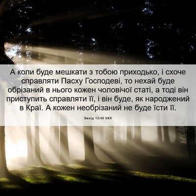 Picture 06 - Вихід 12:48 UKR - А коли буде мешкати з тобою - Bible Verse Picture