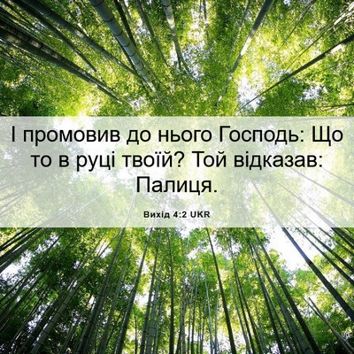 Picture 06 - Вихід 4:2 UKR - І промовив до нього - Bible Verse Picture
