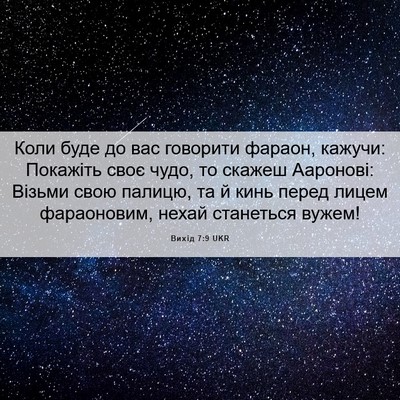 Picture 06 - Вихід 7:9 UKR - Коли буде до вас говорити - Bible Verse Picture