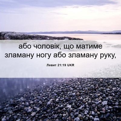 Picture 06 - Левит 21:19 UKR - або чоловік, що матиме - Bible Verse Picture